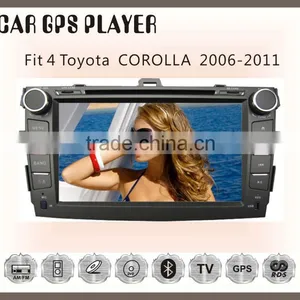 Fit for TOYOTA Corolla 2006-2011 8INCH Car Dvd Gps Bluetooth thumbnail-1