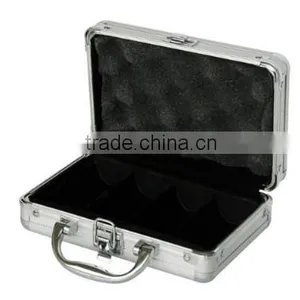 11.5g 100 Pcs Poker Set Casino Set in Slivery Aluminium Case for Game thumbnail-3