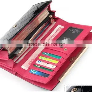 2016 Hot Selling Custom Genuineleather Wallet Leather Women Wallet thumbnail-6