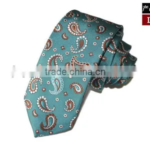 Men's Woven Jaquard Paisley Pattern Neck Tie thumbnail-3