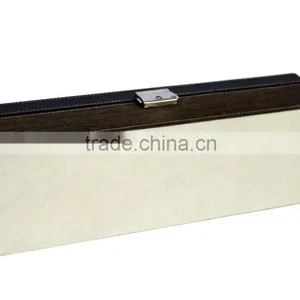 Leather Material Wooden Watch Display Box With Glass Window thumbnail-4