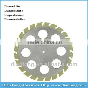 Cb45D30 45mm Flexible Miniature Perforated Dental Edge Coated Diamond Disc Metal Cutting Discs thumbnail-1