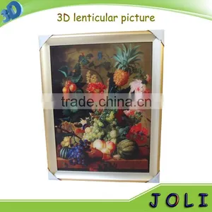 Flowers Plants Art and Craft 3d Picture Painting With Frame thumbnail-2