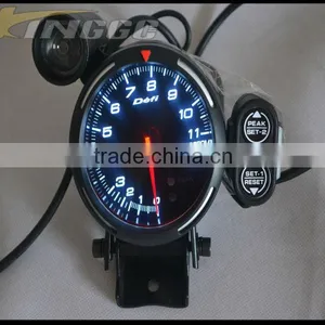 80MM DF Advanced BF Tachometer Auto Gauge 11000 RPM Tachometer Gauge With Blue Red White Light thumbnail-1