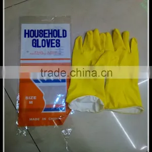 Yellow White Latex in Household Gloves thumbnail-1