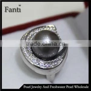 Real Pearl Price Natural Pearl Ring Real 925 Sun Silver Ring thumbnail-1