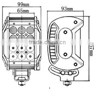Guangzhou Manufacturer High Quality 4 Rows LED Light Bars off Road Lighting Bar thumbnail-3