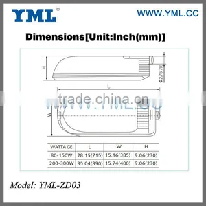 High Power Brightness Induction Street Light Fixture thumbnail-2