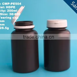 200ml Brown Hdpe Plastic Medicine Bottle With Tear Lid, Pharmaceutical Capsule Bottle thumbnail-1