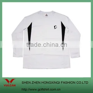 White and Black Dry Fit Sports Short Sleeve t Shirt thumbnail-1