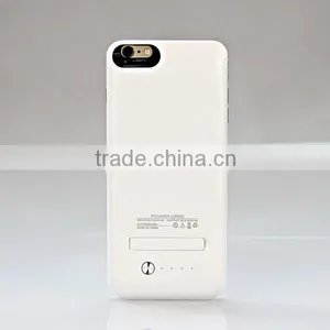 Top Grade Unique for Iphone 6 Kick Stand Battery Case thumbnail-2
