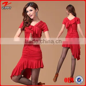 Salsa Dance Dresses for Woman Sexy Dance Costume Ballroom Practice Performance Costume thumbnail-2