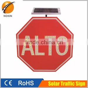 Road Safety Warning Signs Solar Power Led Warning Light thumbnail-4