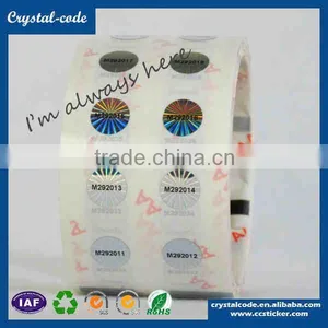 Professional Printing Holographic Film PET 3d Laser Label thumbnail-1