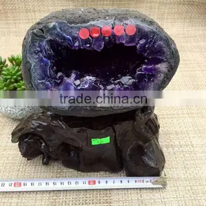 High Quality Brazil Amethyst Geodes Natural Quartz Crystal Geodes thumbnail-5
