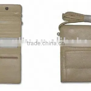 Women's Wallet With Magnetic Button Closure and One Clear ID Card Pocket, Measures 6 x 5 Inches thumbnail-1
