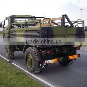 USED TRUCKS - MAN 8-136 EXMILITARY FLAT BED 4X4 (LHD 6146) thumbnail-3
