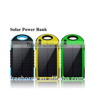 Manufacturer China,10000mAh Portable Solar Charger Solar Cell Phone Charger With CE ROHS thumbnail-1
