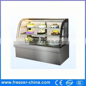 Stainless Adjustable Multideck Refrigerated Cake Showcase Adopts Danfoss Compressor thumbnail-1