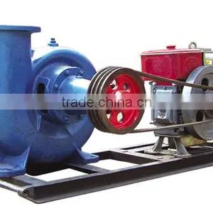 Mixed Flow Pump Set With Diesel Engine, 12'' Pump, Flux 980m3/h, Head 13m thumbnail-1