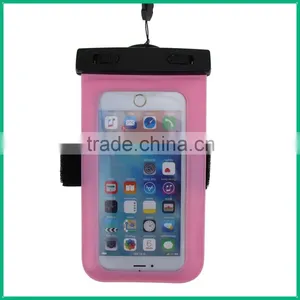 PVC Material Apple Phone Compatible Brand IPX8 Waterproof Bag for Phone Cover With Armband thumbnail-1
