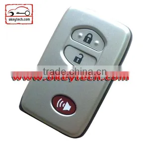 High Quatity Toyota Smart Remote Key Shell 3 Button With Panic HYQ14AAB for Toyota Corolla Smart Key Car Key Romote Key Case thumbnail-1