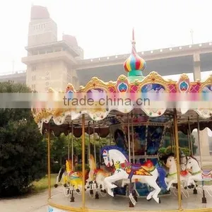 16 Merry go Round , Luxurious Merry go Round for Sale, Monolayer Merry go Round Carousel for Sale thumbnail-2