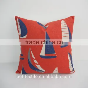 Custom Seat Cushions Cover Nautical Sailing Design Print Square Cushion Cover thumbnail-2