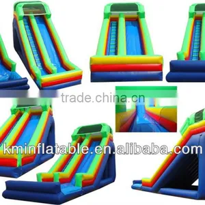 Rainbow Inflatable Wet or Dry Slide Pool thumbnail-1