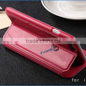 Hot New Products for 2015 Wholesale for Iphone Case , Leather Case for Iphone 6 With Double Window thumbnail-2