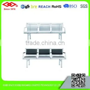 High Quality Stainless Steel Unfolding Waiting Chairs for Airport thumbnail-1