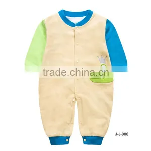 New Design Long Sleeve Baby Girls Baby Romper for Winter thumbnail-1