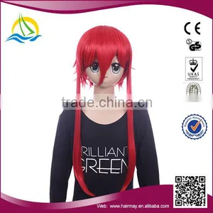 Special Price and Good Quality Long Red Cosplay Wigs thumbnail-1