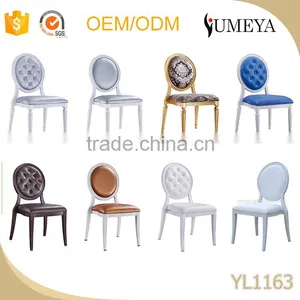 Hotel Furniture Wholesale Luxury Aluminum Dining Ghost Chairs Louis Wedding Stacking Banquet Chair thumbnail-5