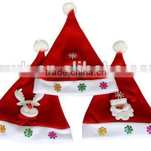 Wholesale Christmas Decorations Woven Snowman Christmas Hat thumbnail-3