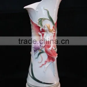 Electric Franz Porcelain Flower Lamp thumbnail-1