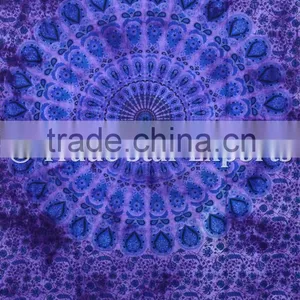 Twin Size Tie & Dye Indian Mandala Hippie Home Decor Wall Art Bohemian Wall Hanging Tapestry thumbnail-4