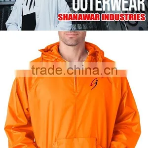 Popular Orange Windbreaker Jacket thumbnail-1