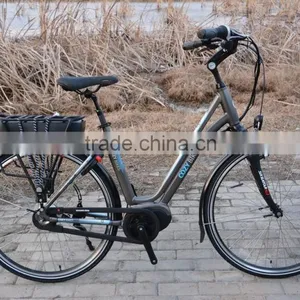 2015 New Dutch e Bike With Mid Position Wheel Motor Electric Bicycle thumbnail-1