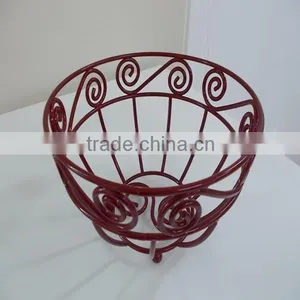 Hot Sale Chrome Plated Metal Fruit Storage Basket thumbnail-1