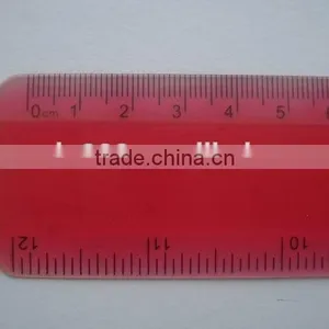 Custom Logo Printed 30cm Plastic Ruler/PVC Soft Ruler/flexible Ruler thumbnail-2