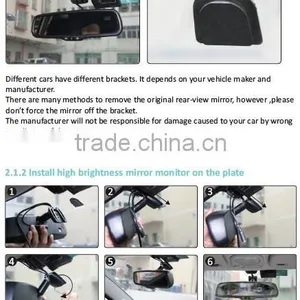 Latest 4.3" Multi-function Car Rearview Mirror/car Anti-glare Interior Mirror/auto Dimming Rearview Mirror thumbnail-5