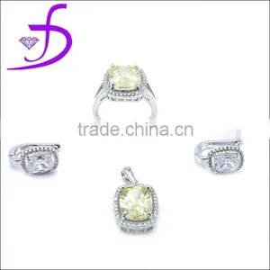925 Sterling Silver Jewelry Wholesale Set Rodium Plated thumbnail-1