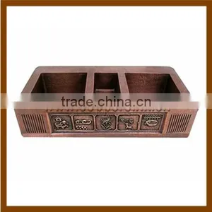 Undermount Porcelain Kitchen Sink Cheap Copper Kitchen Sinks thumbnail-3