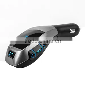 X5 Car Kit Bluetooth Car Kit MP3 Player Wireless Bluetooth FM Transmitter Radio Adapter Car Charger thumbnail-1
