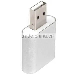 Aluminum USB External Stereo 7.1 Channel 3D Sound Card Adapter 3.5mm Aux Out thumbnail-4