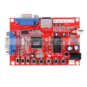 VGA TO CGA CVBS S-VIDEO CONVERTER PC to VGA Video Game Converter thumbnail-2