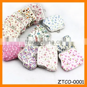 2014 New Fashion Sweet Flower Clip Coin Puse thumbnail-1