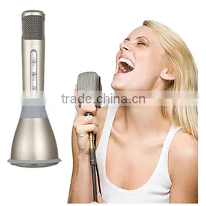 2016 New Speaker KTV Karaoke Microphone Player for Samsung Bluetooth Microphone thumbnail-1