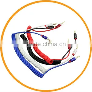 2M 6.5FT Flexible Spring 3.5mm Car Jack Male Extend Stereo Audio AUX Cable From Dailyetech thumbnail-1